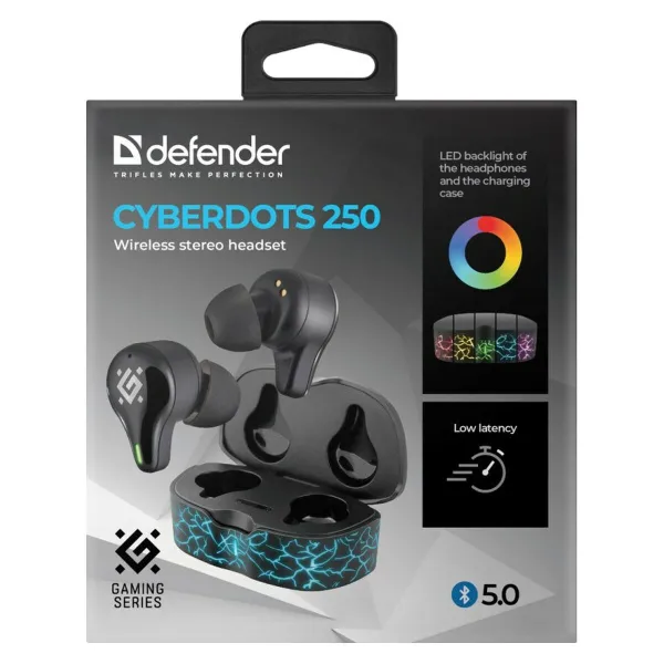 Kõrvaklapid Defender CYBERDOTS 250 Must Mitmevärviline