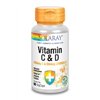 Solaray Vitamina C y D 60 Vcaps