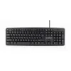 Keyboard GEMBIRD KB-U-103-RU Black Monochrome English Russian QWERTY
