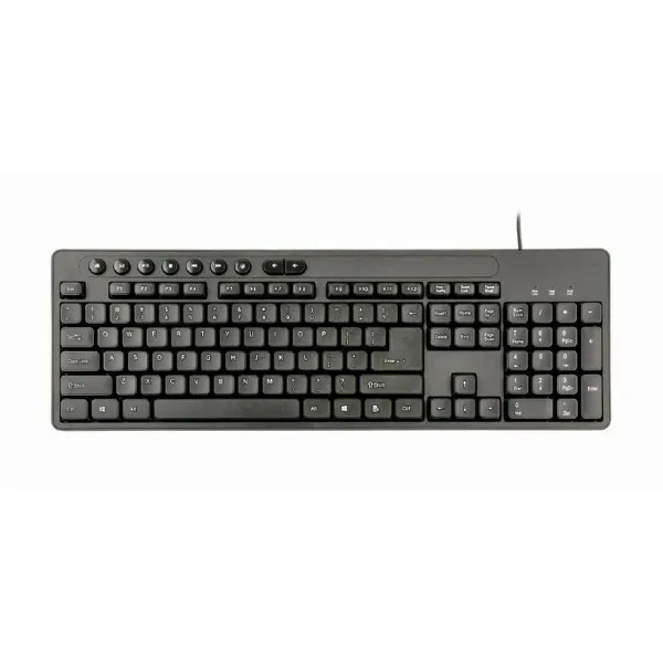 Klaviatūra un Pele GEMBIRD KBS-UM-04 Melns Monohromatiskais QWERTY Qwerty US