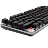 Klaviatuur Ibox AURORA K-4 Must Must/Hõbedane QWERTY
