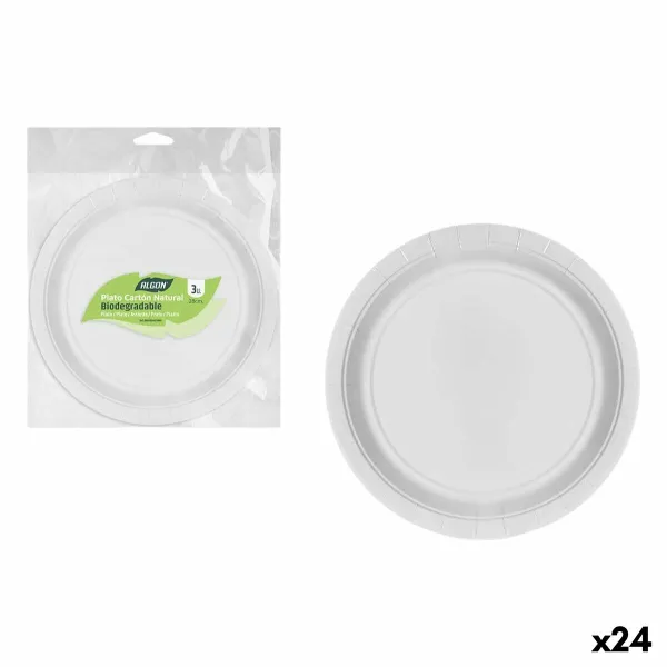 Plokštelių rinkinys Algon 28 cm 3 Dalys (24 vnt.)