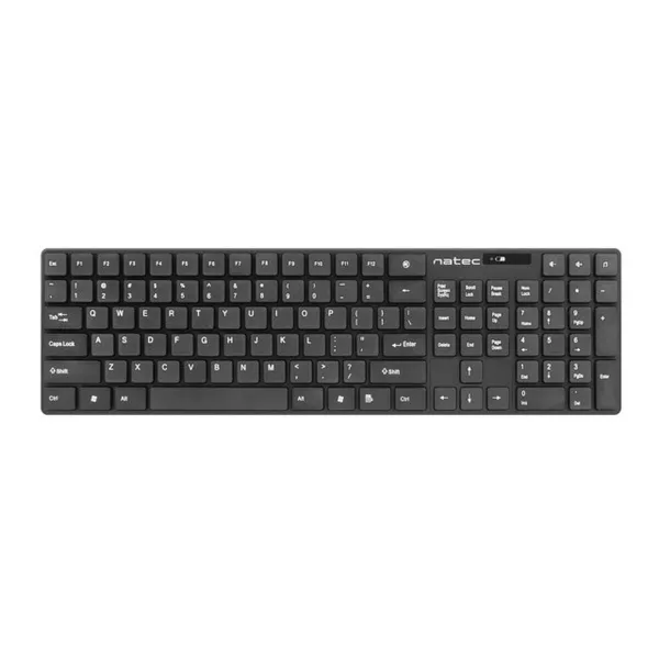 Klaviatūra un Pele Natec Stingray Melns QWERTY Qwerty US
