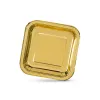 Plate set Algon Golden 20 cm 10 Pieces (18 Units)