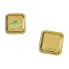 Plate set Algon Golden 20 cm 10 Pieces (18 Units)