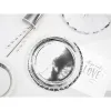 Plate set Algon Silver 20 cm 10 Pieces (18 Units)