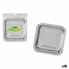 Plate set Algon Silver 26 cm 3 Pieces (18 Units)