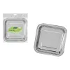 Plate set Algon Silver 26 cm 3 Pieces (18 Units)