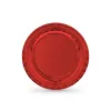 Plate set Algon Red 20 cm 10 Pieces (18 Units)