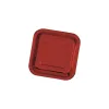 Plate set Algon Red 26 cm 3 Pieces (18 Units)