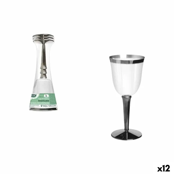 Wine glass Algon 3 Pieces (12 Units)