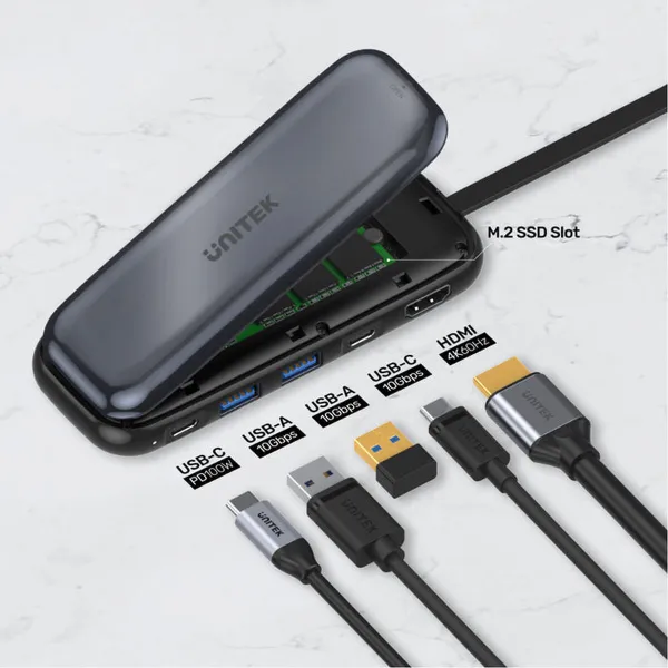 USB-разветвитель Unitek D1046A Серый