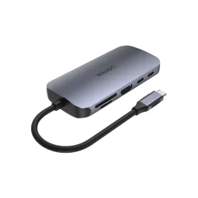 USB-jaotur Unitek D1071A Must Hõbedane
