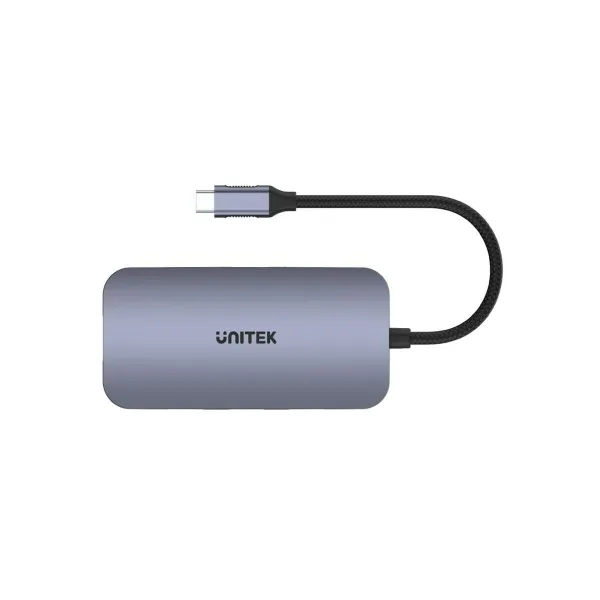 USB Centrmezgls Unitek D1071A Melns Sudrabains