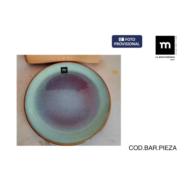 Flat Plate La Mediterránea Melow (12 Units)