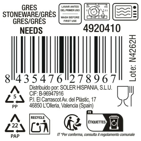Cup La Mediterránea Needs 90 ml (36 Units)