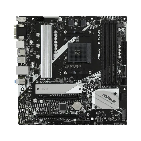 Материнская плата ASRock A520M Pro4 AMD AM4