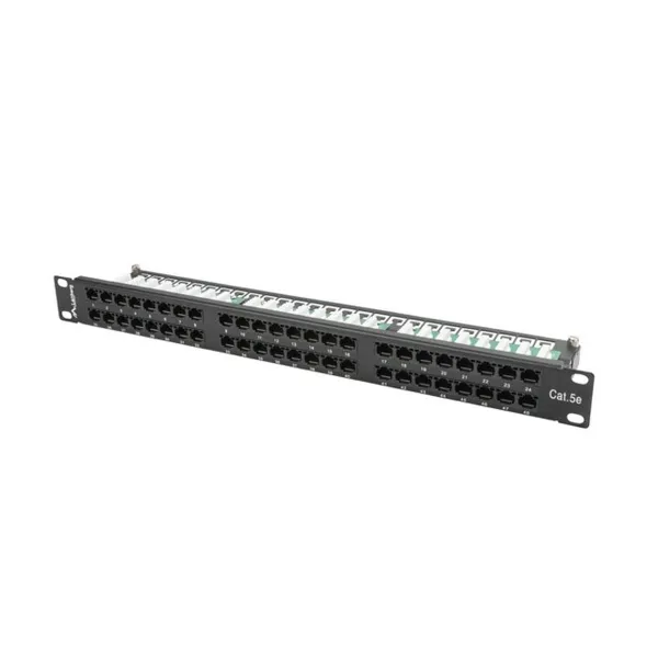 Komutacinė panelė, 48 prievadų, UTP, 6 kat. Lanberg PPU5-1048-B