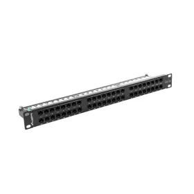 Komutacinė panelė, 48 prievadų, UTP, 6 kat. Lanberg PPU5-1048-B