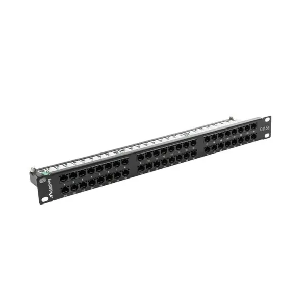 Komutacinė panelė, 48 prievadų, UTP, 6 kat. Lanberg PPU5-1048-B