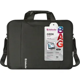 Kannettavan salkku Defender Geek Musta Yksivärinen 15,6''