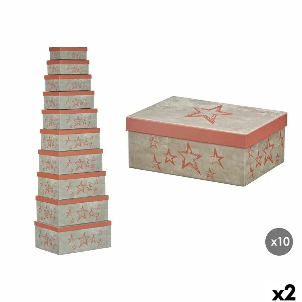 Decorative box Pincello Tile Cardboard (2 Units)