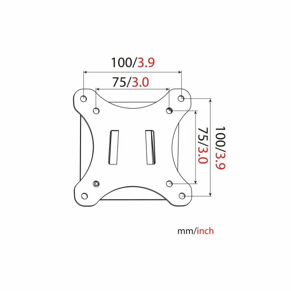 Подставка для ТВ Digitus DA-90303-1 27" 18 kg