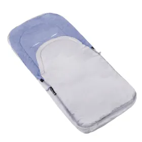 Lämpöpussi Springos SB0036, 4-in-1, rattaisiin, pulkkaan ja kantokoppaan, laukulla, 90 cm, harmaan-sininen