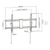 Seinaklamber GEMBIRD WM-90T-01 43" 90"