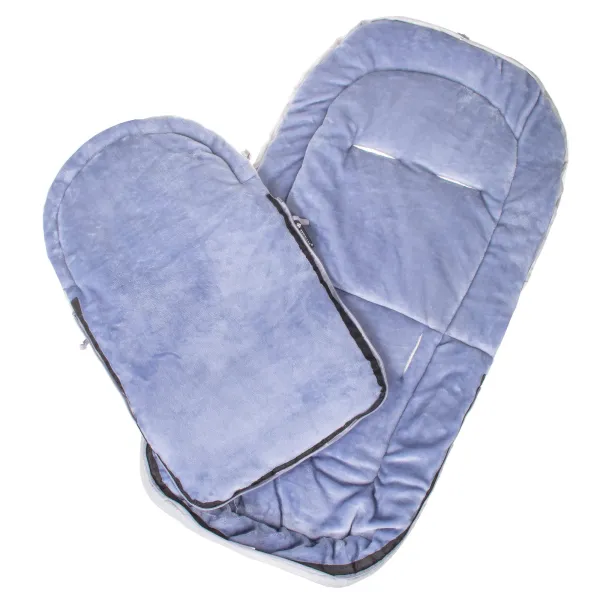 Guļammaiss Springos SB0036, 4-in-1, ratiņiem, ragaviņām un kulbai, ar somu, 90 cm, pelēkzils