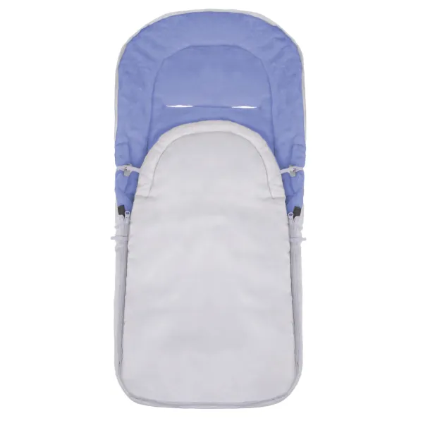 Спальный мешок Springos SB0036, 4-в-1, для коляски, санок и люльки, с сумкой, 90 см, серо-голубой