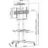 TV Statīvs Techly ICA-TR16T 70" 50 kg