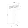 TV Statīvs Techly ICA-TR27 55" 40 kg