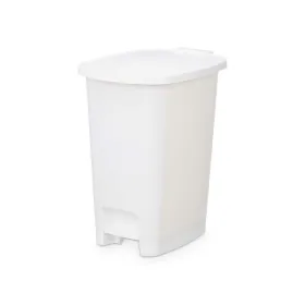 Pedal bin White Plastic 25 L (6 Units)