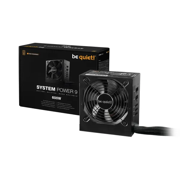 Maitinimo blokas Be Quiet! System Power 9 600 W 80 Plus Bronze TÜV CE Pusiau modulinis ATX