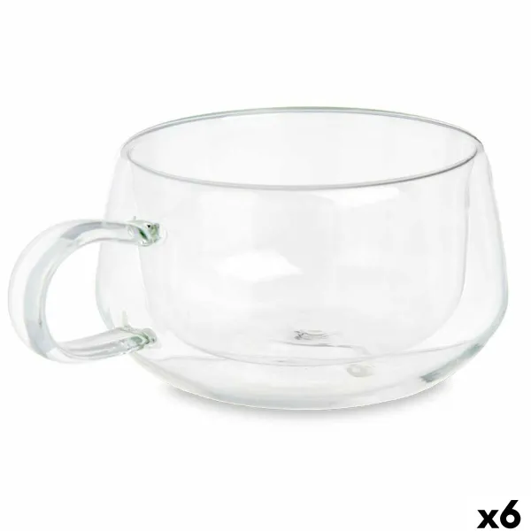 Чашка Vivalto Caurspīdīgs 280 ml (6 gb.)