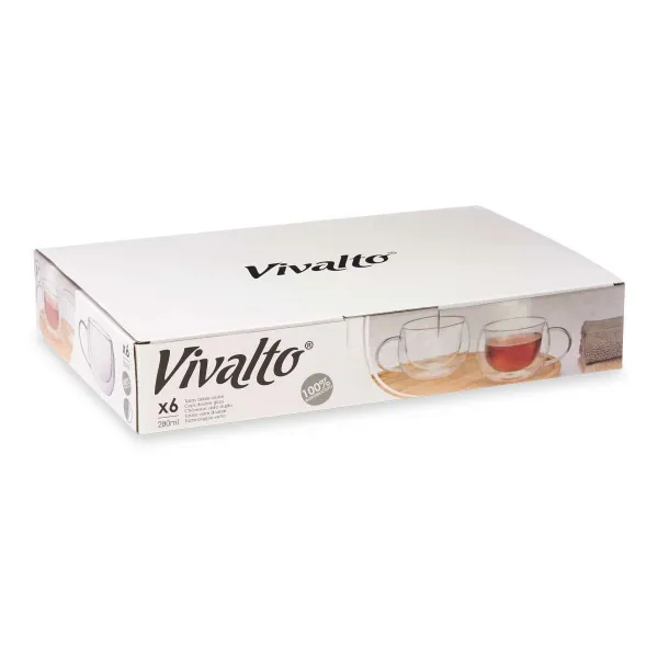 Cup Vivalto Transparent 280 ml (6 Units)