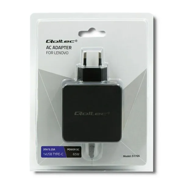 Sülearvuti Laadija Qoltec 51766 65 W