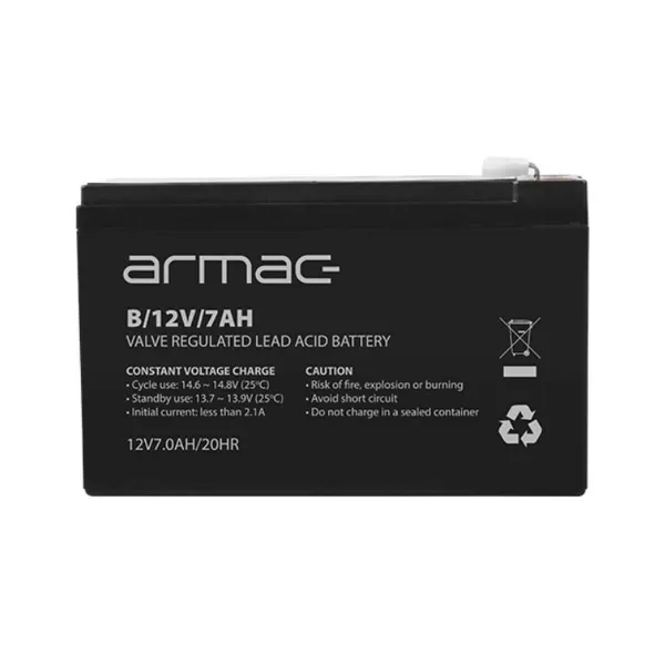 Baterija Nepertraukiamo Maitinimo šaltinio Sistema UPS Armac B/12V/7AH 7 Ah 12 V