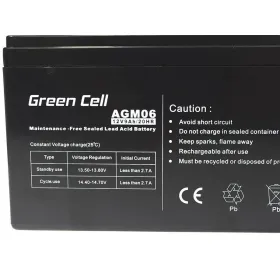 Аккумулятор для Система бесперебойного питания Green Cell AGM06 9 Ah 12 V