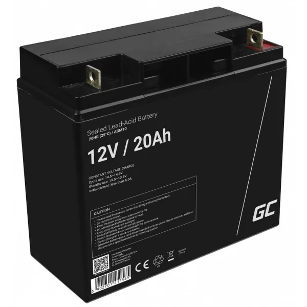 Baterija Nepertraukiamo Maitinimo šaltinio Sistema UPS Green Cell AGM10 20000 mAh 12 V