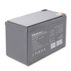 Аккумулятор для Система бесперебойного питания Qoltec 53049 12 Ah 12 V