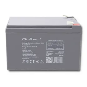 Аккумулятор для Система бесперебойного питания Qoltec 53049 12 Ah 12 V