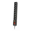 Elektros prailgintuvas su jungikliu, 8 lizdai Lestar LX 810 G-A  (1,5 m)