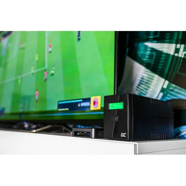 Система бесперебойного питания Интерактивная SAI Green Cell UPS02 480 W