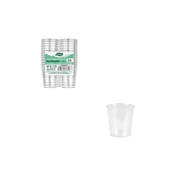 Stiklainis Algon Ø 4 cm 30 ml 24 Dalys (24 vnt.)