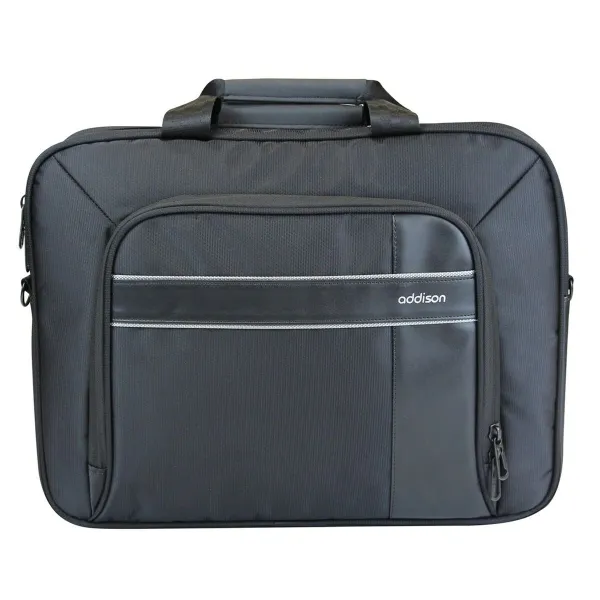 Nešiojamojo kompiuterio dėklas Addison 301014 Juoda Monochrominis 40 x 32 x 9 cm