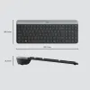 Klaviatuur ja Hiir Logitech MK470 Hall Grafiithall Qwerty US