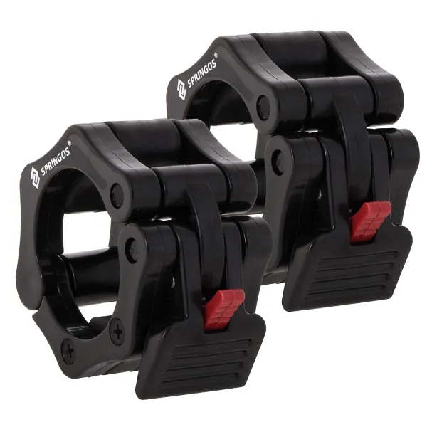Fitnesa stieņu skavas Springos FA1054 2 gab. 50 mm