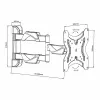 TV laikiklis MacLean MC-742 23" 13" 42" 30 Kg